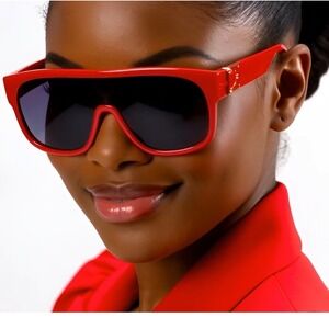 Female Sunglasses Women's Fashion Modern Big Thick Frame Lentes Gafas Mujeres